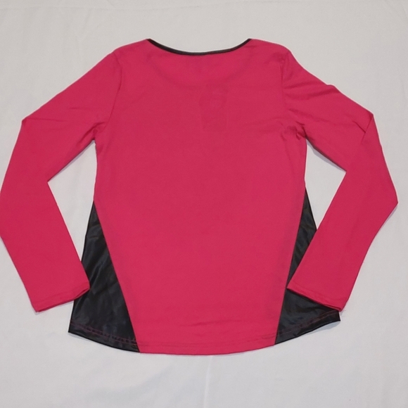 Monster High Girl's Sugar Skull Pink & Black Long Sleeved Top NWT Size XL(16) - Picture 8 of 8